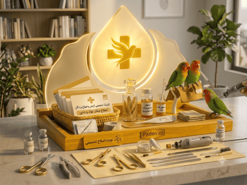 اصلاح تخصصی نوک، منقار و ناخن 